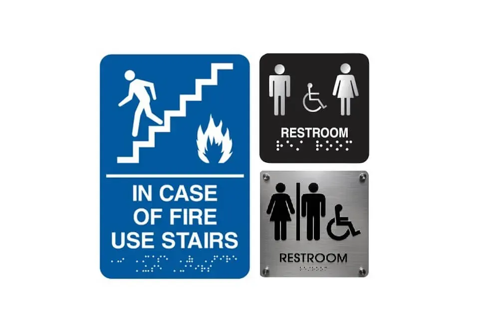 ADA & Braille Signage Package for a Medical Office in Cedar Park, TX