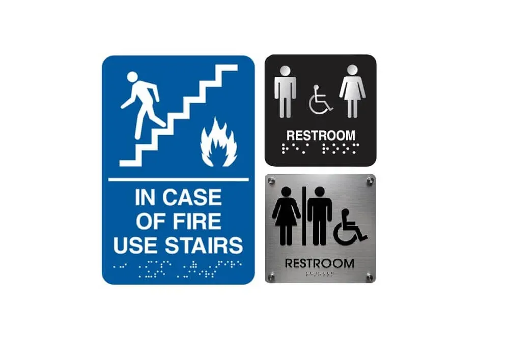 Restroom & occupancy signs in Liberty Hill, TX