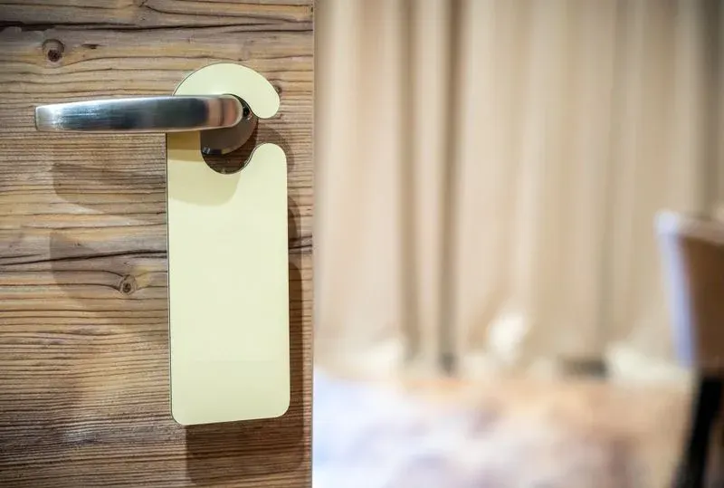 Standard die-cut door hangers in Austin, TX