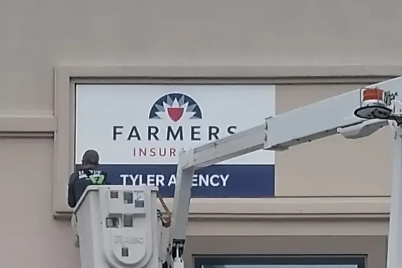 Signs in Bastrop, TX