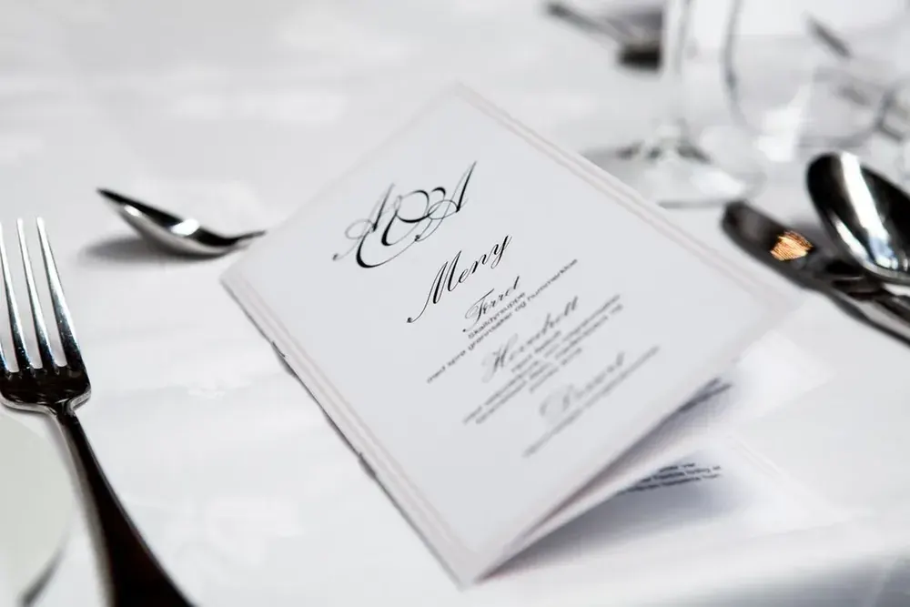 Table-top menu inserts in Austin, TX