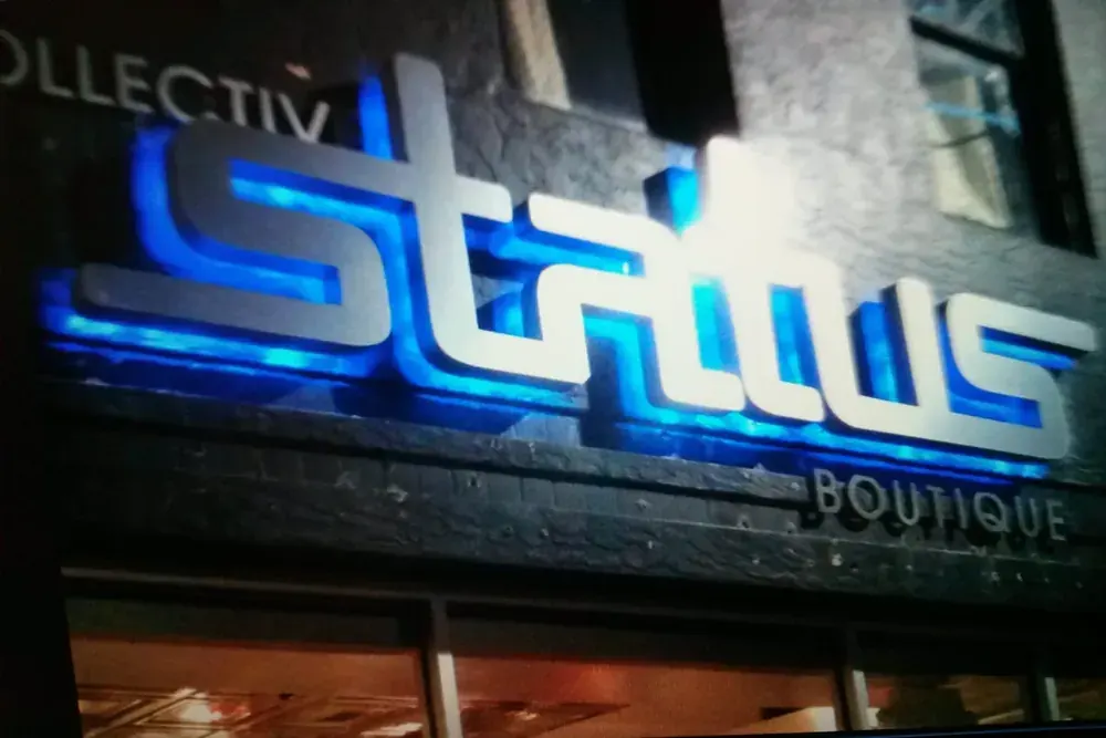 Custom neon storefront signs in Leander, TX