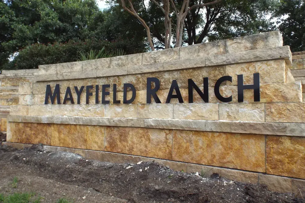 Dimensional lobby lettering in Austin, TX