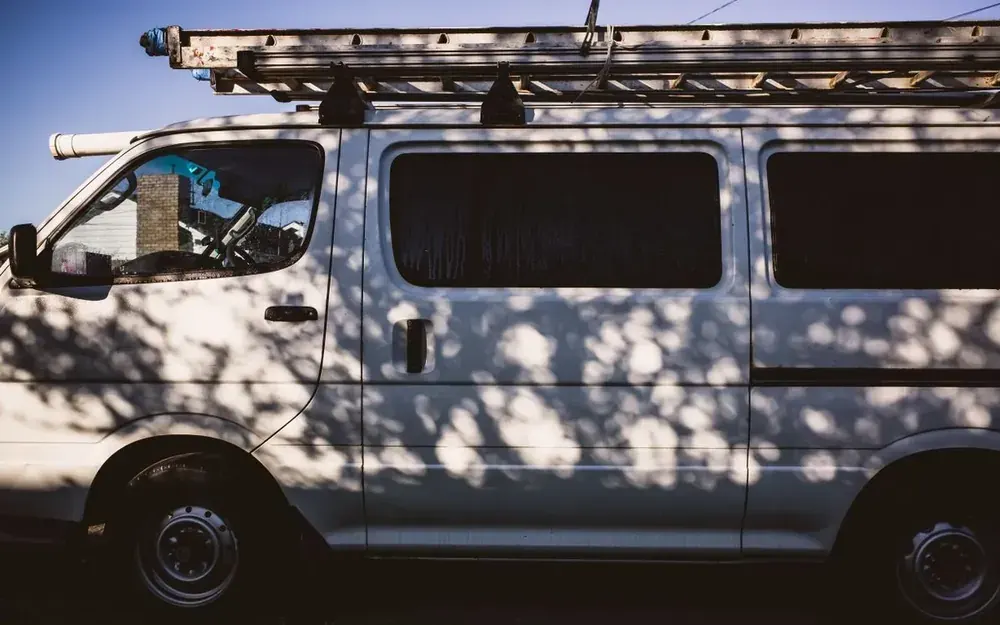 Ladder rack & utility branding in North Austin, TX