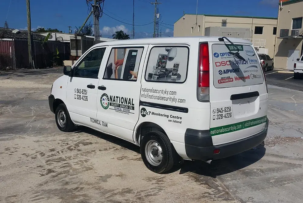 Window & rear door lettering in North Austin, TX