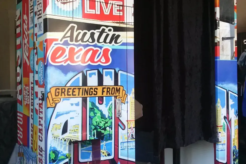 Full-wall branded murals in Austin, TX