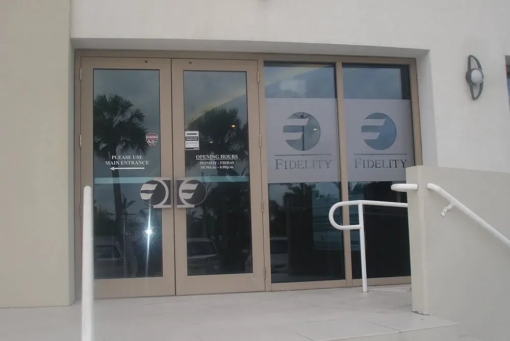 Perforated window film in Austin, TX