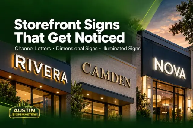 Storefront Sign Installation in Austin TX: What Business Owners Need to Know